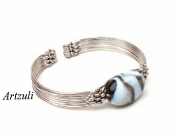 silver bracelet, Africa Jewelry Bracelet, Beaded Bracelet , Handmade African bracelet, Kenyan bracelet Jewelry,